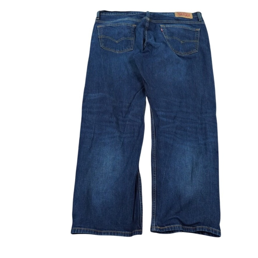 Levi 569 Jeans Mens 36x30 Blue Loose Straight (36x28.5) Denim Great Fade Logo - Picture 2 of 11